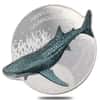 2021 1 oz Colorized Silver Whale Shark Solomon Islands $2 Coin .9999 Fine (w/Box & COA)