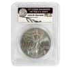2011 (W) 1 oz Silver American Eagle $1 Coin PCGS MS 70 (John Mercanti Sign)