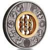 2022 Tuvalu 2 oz Games Through The Ages Antiqued Silver Coin .9999 Fine (w/Box & COA)