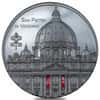 2022 Palau 5 oz Proof Silver Tiffany Art Metropolis - San Pietro Vatican Coin .999 Fine (w/Box & COA)