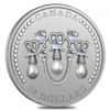 2021 Canada 1 oz Queen Elizabeth II Lover's Knot Tiara Silver Coin .9999 Fine (w/Box & COA)