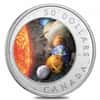 2021 Canada 5 oz The Solar System Colorized Proof Silver Coin .9999 Fine (w/Box & COA)
