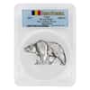 2021 Chad 1 oz Silver Bear Shaped Coin PCGS MS 69 FS Antiqued High Relief