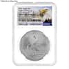 2021 1 oz Silver American Eagle Type 2 NGC MS 69 ER Eagle Label Mint Error (Obv Struck Thru)