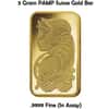 5 Gram PAMP Suisse Gold Bar .9999 Fine (In Assay)