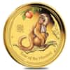 2016 1 oz Proof Colorized Australian Gold Monkey Coin