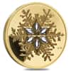 2006 Canada Proof Gold $300 Crystal Snowflake Coin