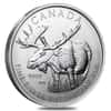2012 1 oz Silver Canadian Moose - Wildlife Series