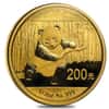 2014 1/2 oz Chinese Gold Panda 200 Yuan .999 Fine BU (Sealed)