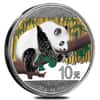 2016 30 gram Chinese Silver Panda 10 Yuan .999 Fine BU In Capsule (Colorized)