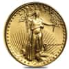 1986 1/10 oz $5 Gold American Eagle First Day of Issue Oct 20 1986 w/Official Mail Stamp
