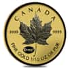 2015 1/10 oz Gold Canadian Maple Leaf E=mc2 Privy NGC PF 70