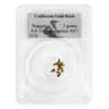 1857 0.5 gram California Gold Rush Nuggets S.S. Central America PCGS