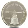 1986 5 oz Mexico Balancing Scale Silver Round .999 Fine