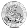 2021 Great Britain 10 oz Silver Valiant Coin In Cap .9999 Fine BU