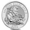 Roll of 25 - 2021 Great Britain 1 oz Silver Valiant Coin .9999 Fine BU (Tube, Lot of 25)