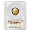 2020 W $5 Gold Basketball Hall of Fame Proof Coin PCGS PF 70 DCAM FDOI (NHOF Logo Label)