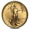 1986 1/4 oz $10 Gold American Eagle First Day of Issue Oct 20 1986 w/Official Mail Stamp