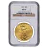 1927 $20 Gold St. Gaudens Double Eagle Coin NGC MS 62