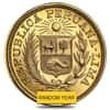 1 Libra Peru Gold Coin AU/BU AGW .2354 oz (Random Year)