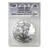 2010 1 oz Silver American Eagle $1 Coin ANACS MS 70 First Day of Issue