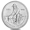 1982 1 oz Engelhard Bull Logo American Prospector Round .999 Fine Silver