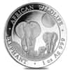 2014 1 oz Somalian Silver African Elephant Coin .999 Fine