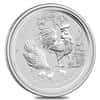 2017 10 Kilo Silver Lunar Year of The Rooster BU Australian Perth Mint In Cap