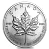 Roll of 25 - 2008 1 oz Silver Canadian Maple Leaf .9999 Fine $5 Coin