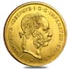 1892 Austria Gold 4 Florins/10 Francs AGW .0933 oz (Abrasions)