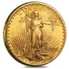 1907 $20 Gold Saint Gaudens Double Eagle No Motto - Almost Uncirculated AU - First Year of Issue