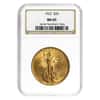 1922 $20 Gold St. Gaudens Double Eagle Coin NGC MS 65