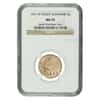 1991 W Gold $5 Commemorative Mount Rushmore NGC MS 70