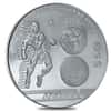 1985 Mexico Silver 50 Pesos 1/2 oz Proof 1986 Soccer World Cup Coin (w/Box&COA)