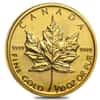 1/10 oz Canadian Gold Maple Leaf Coin (Abrasions,Random Year) 