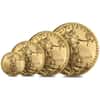 2017 1.85 oz Gold American Eagle 4-coin Set BU
