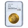 1898 S $20 Liberty Head Double Eagle Gold Coin NGC AU 58