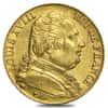 France Gold 20 Francs Louis XVIII Avg Circ AGW .1867 (Random Year,1814-1815)