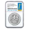 2017 Great Britain 2 oz Silver Queen's Beast (Red Dragon) Coin NGC MS 69 First Day of Issue