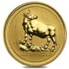 1997 1 oz $100 Gold Lunar Year of the Ox Australia Perth Mint Series I BU (In Cap)