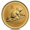 1996 1 oz $100 Gold Lunar Year of the Rat Australia Perth Mint Series I BU (In Cap) 