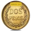 2 Pesos Mexican Gold Coin (Abrasions, Random Year)