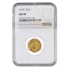 1915 $2.5 Gold Quarter Eagle Indian Head NGC AU 58