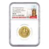 2017 Great Britain 1/4 oz Gold Queen's Beasts (Red Dragon) Coin NGC MS 69 Early Releases