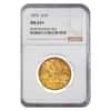 1893 $10 Liberty Head Gold Eagle Coin NGC MS 63+ 