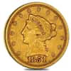 1851 $2.5 Gold Quarter Eagle Liberty Head NGC VF Details