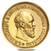 5 Roubles Russia Alexander III Gold Coin AU AGW .1867 oz (1886-1894, Random Year)