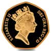 1992/3 Great Britain Fifty Pence EU Presidency Commemorative Proof Gold Coin (w/Box & COA)