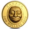 2013 1.07 oz $200 Canadian Grandmother Moon Mask Proof Gold Coin .99999 Fine (w/Box & COA)