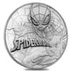 2017 1 oz Tuvalu Spiderman Marvel Series Silver Coin .9999 Fine Silver BU In Cap 